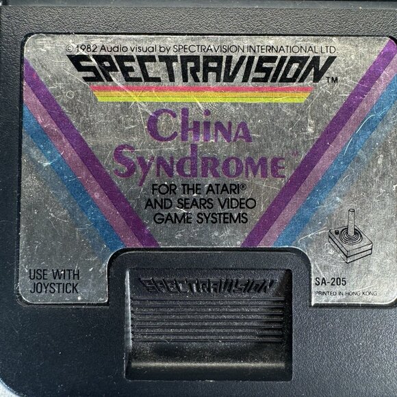 China Syndrome Tested Working Atari 2600 Game Cartridge - Picture 2 of 4